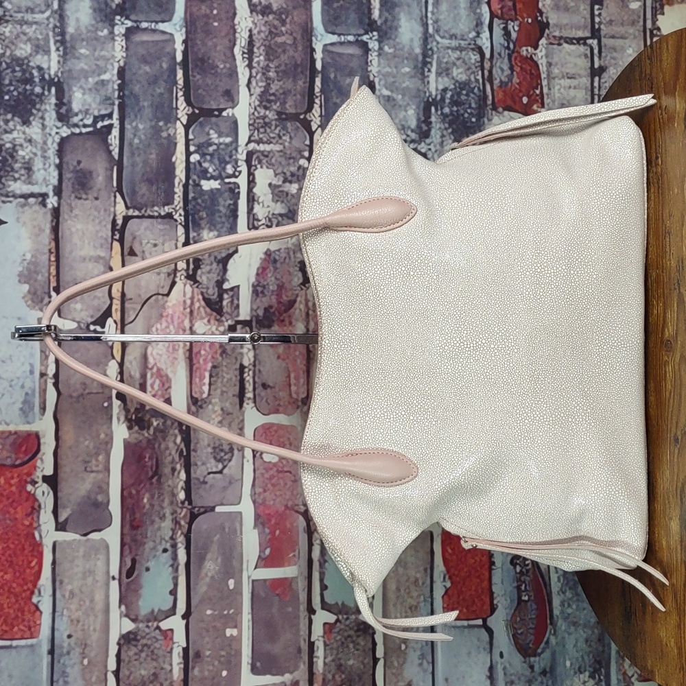 Sorial Cream and Pink Tote Bag